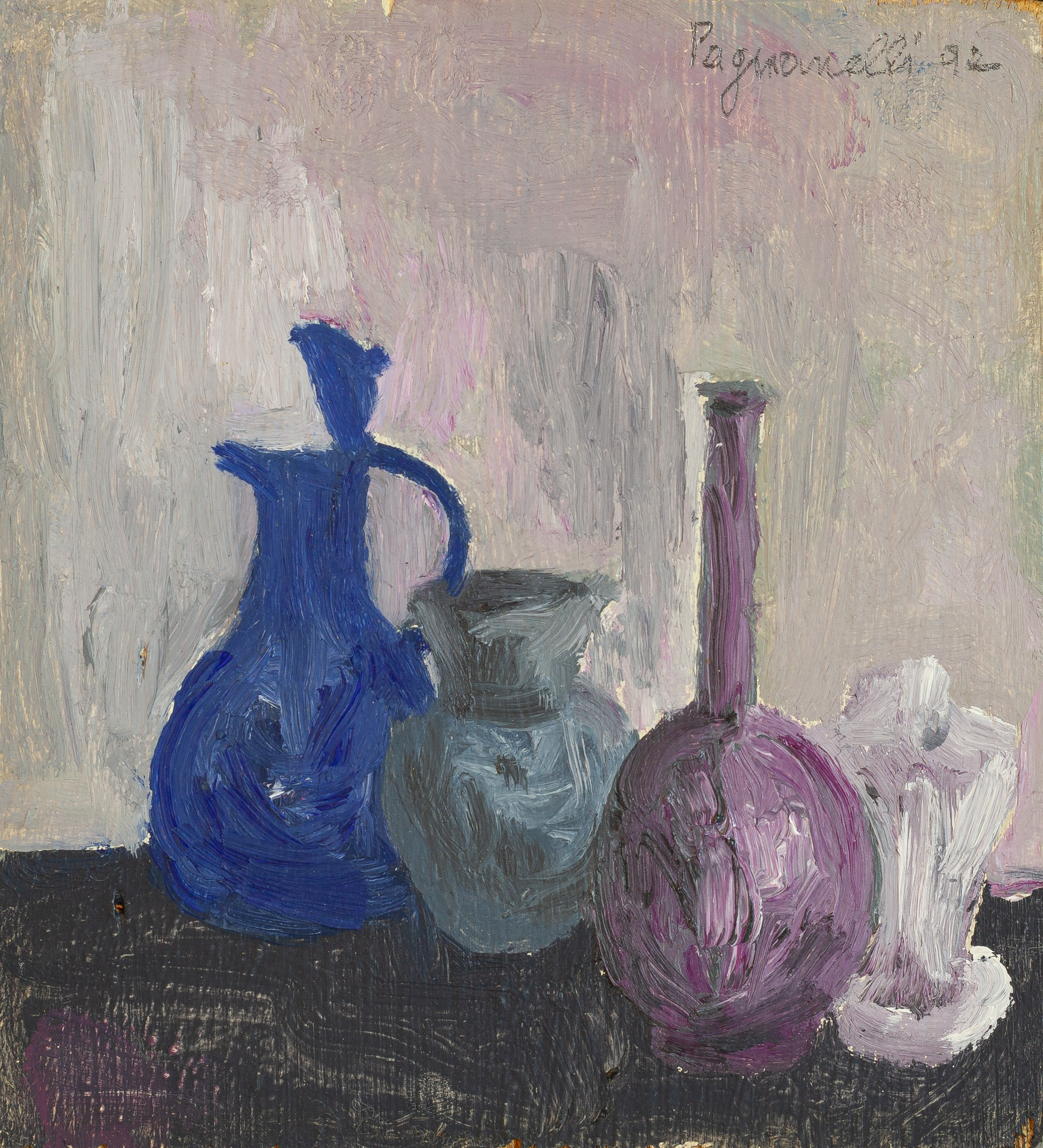 Fig. 10. Liana Medici Pagnanelli, Natura morta, 1992, Olio su compensato, 10x9 cm, Collezione privata